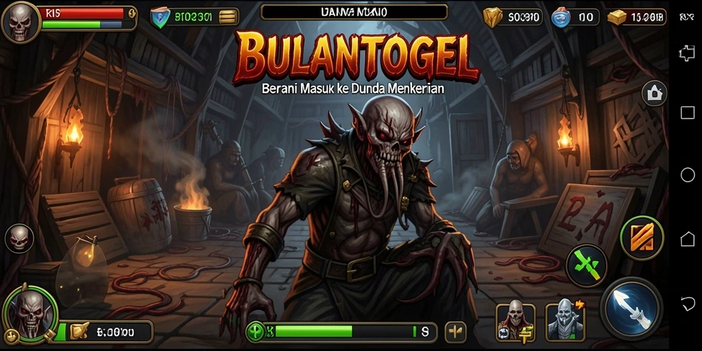 Screenshot utama BULANTOGEL menampilkan suasana permainan Horror yang mendebarkan.