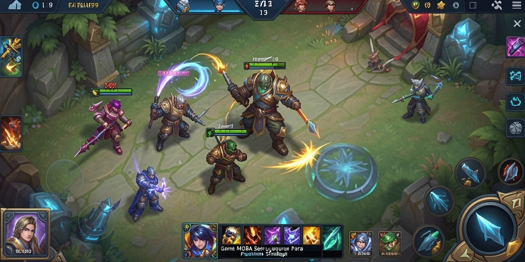 Gameplay seru di FATCAI99 yang menunjukkan pertarungan tim.