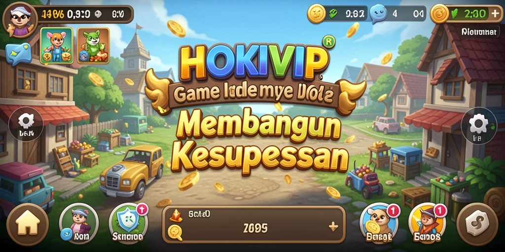 Screenshot gameplay HOKIVIP yang menunjukkan pengelolaan sumber daya.