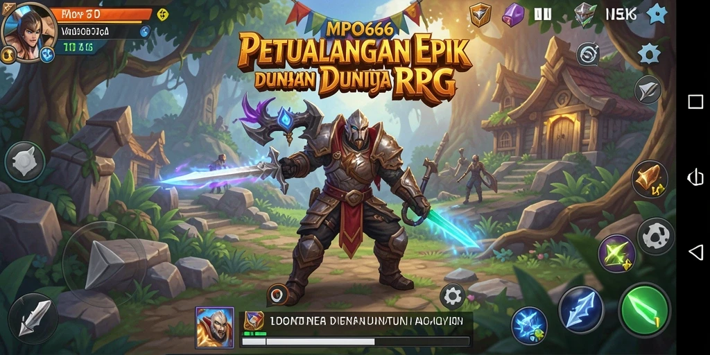 Tampilan gameplay <strong>MPO666</strong> yang menarik dalam pertempuran RPG yang mendebarkan.