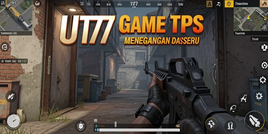 Screenshot UT77 menampilkan pertempuran mendebarkan dalam gameplay TPS.